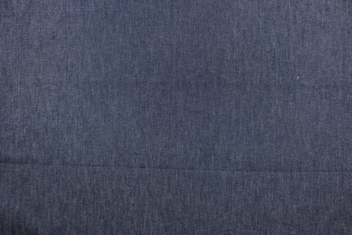 A beautiful denim fabric in a rich blue.