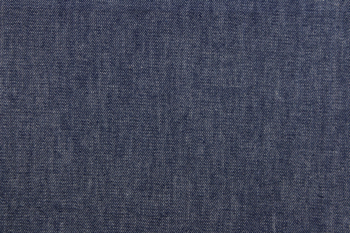 A beautiful denim fabric in a rich blue.