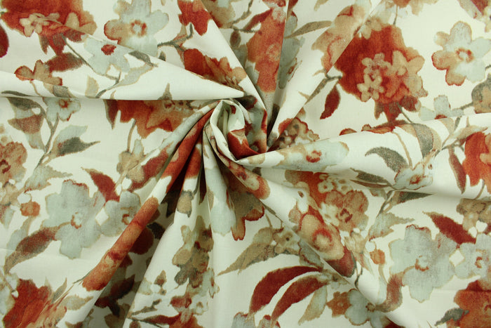 Richloom© Muria Fabric in Redrock ~ 5.5 Yards
