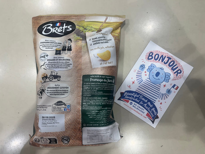 Brets Jura (aka Comté) Cheese Chips 125g