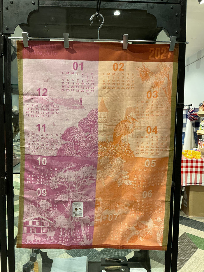 Le Jacquard Français 2027 Calendar Tea Towel