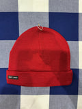 Saint James Pure Wool Fine Knit ´Medoc’ Beanie in Deep Red