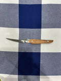 Roger Orfèvre Ducky tomato knife with olive wood handle