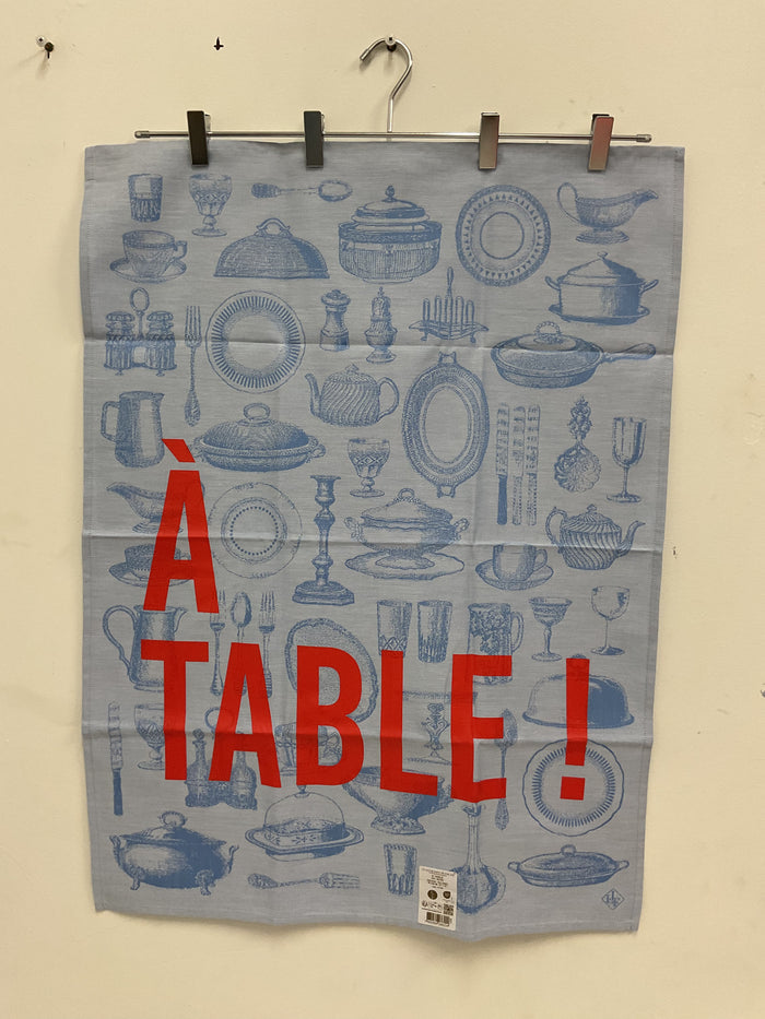 Le Jacquard Français À TABLE ! tea towel