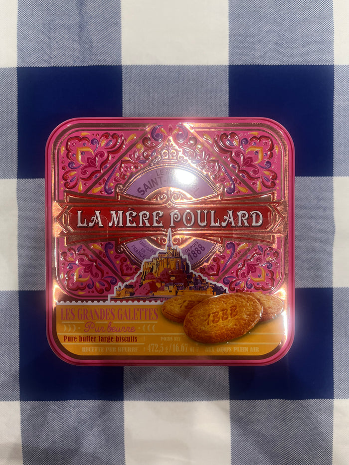 La Mère Poulard cube biscuit selection in tin boxes, 500g