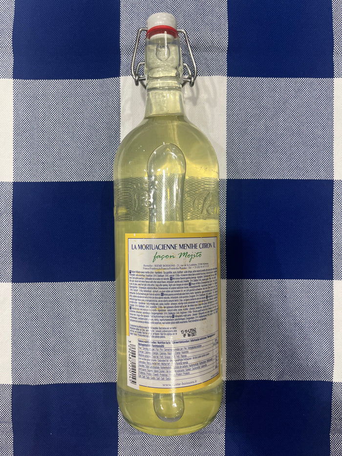 La Mortuacienne Mint Lemon artisanal lemonade by Maison Rième