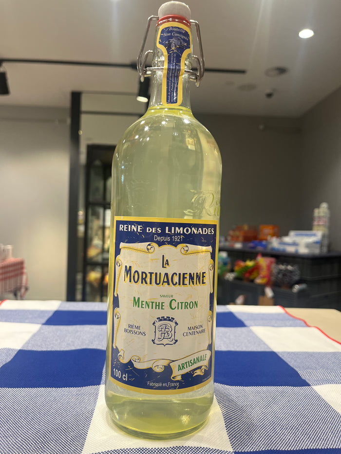 La Mortuacienne Mint Lemon artisanal lemonade by Maison Rième