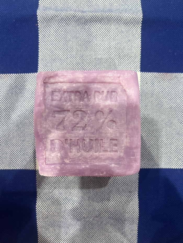 Savon de Marseille Square block of Marseille Lavender Soap, 300g