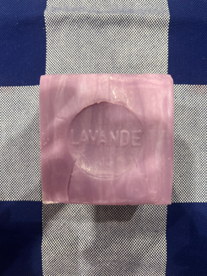 Savon de Marseille Square block of Marseille Lavender Soap, 300g