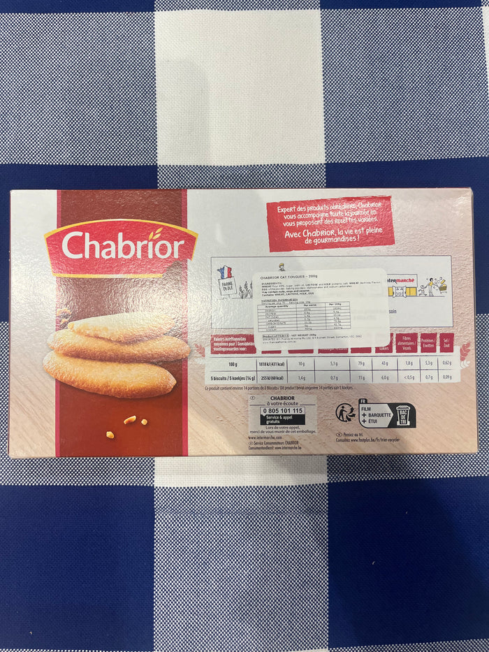 Langues de Chat by Chabrior, 200g
