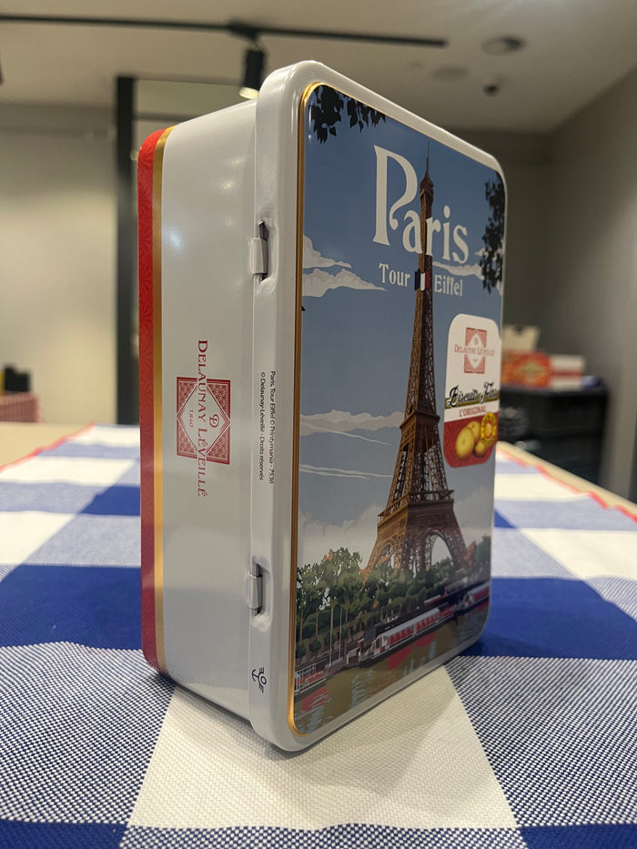 100% Pure Butter Biscuits in collector’s tin by Delaunay Léveillé, 300g