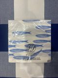 School of Sardines Paper Napkins by Françoise Paviot