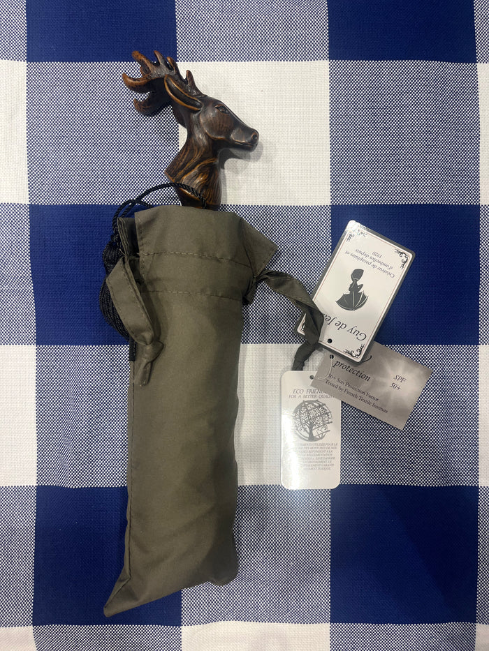 Guy de Jean dear head compact umbrella