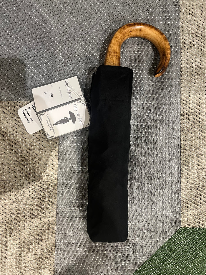Guy de Jean black mini matic umbrella