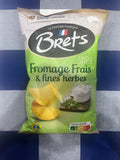 Brets Crinkle Cut Cream Cheese and Herb Chips 125g