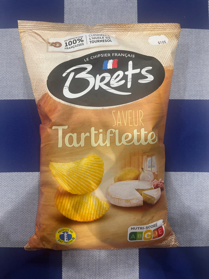 Brets Tartiflette Ham and Cheese Chips 125g