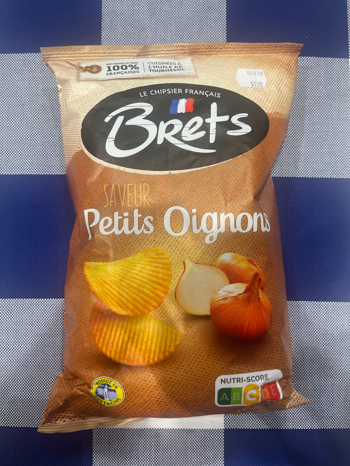 Brets Crinkle Cut Baby Onion Chips 125g