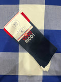 COCO RICO! (Cock-a-doodle-doo) navy socks by Maison Broussaud