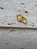 Oval Huggie Hoops