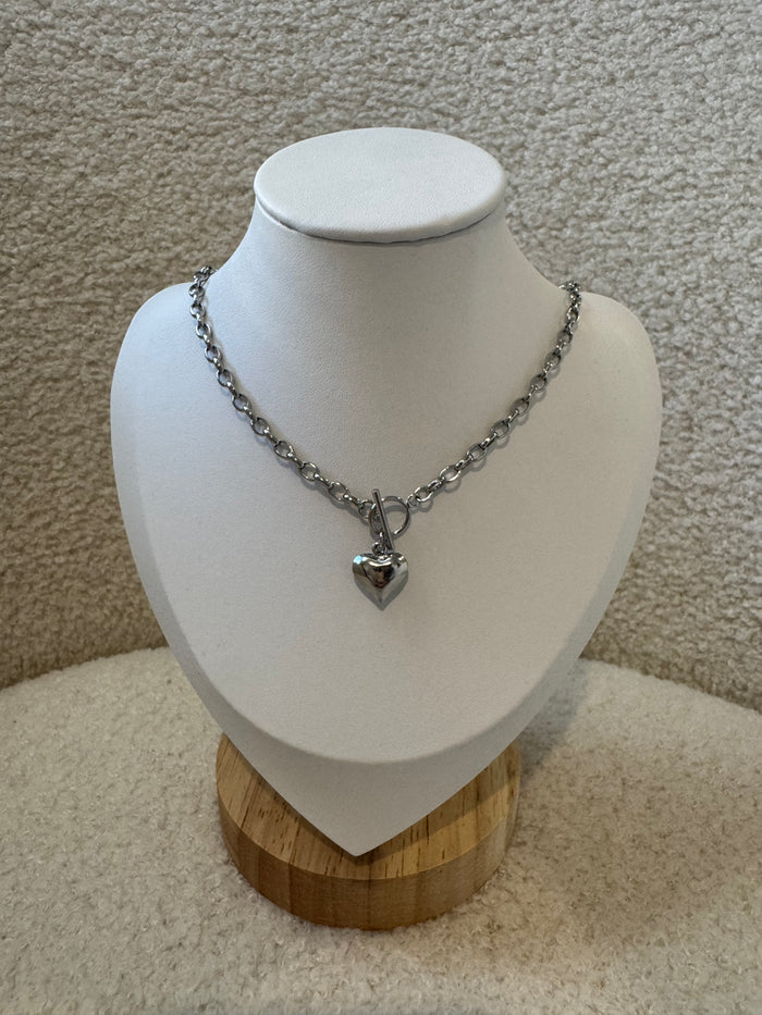 Silver Heart Necklace