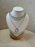 Silver Layered Necklace