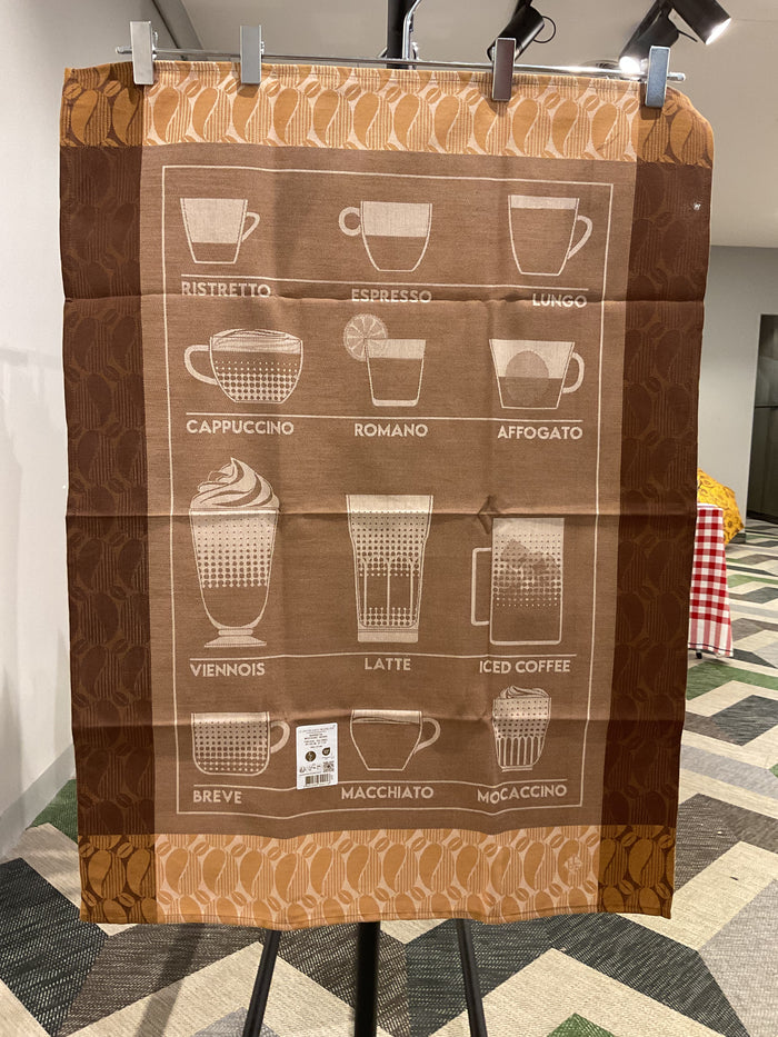 Le Jacquard Français Coffee theme tea and hand towels