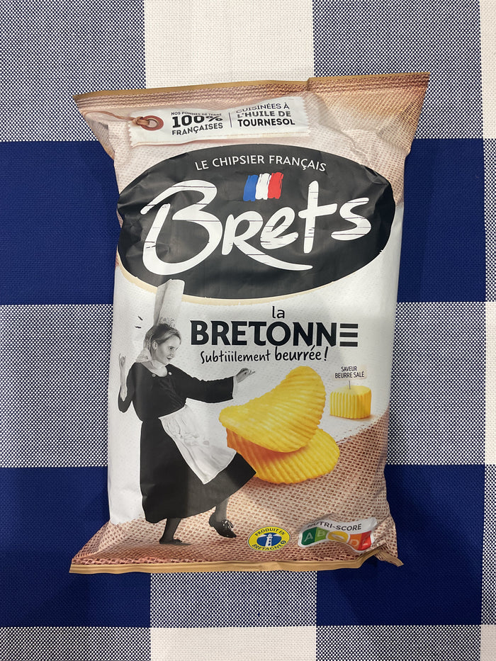 Brets Crinkle Cut Salted Butter Chips 125g