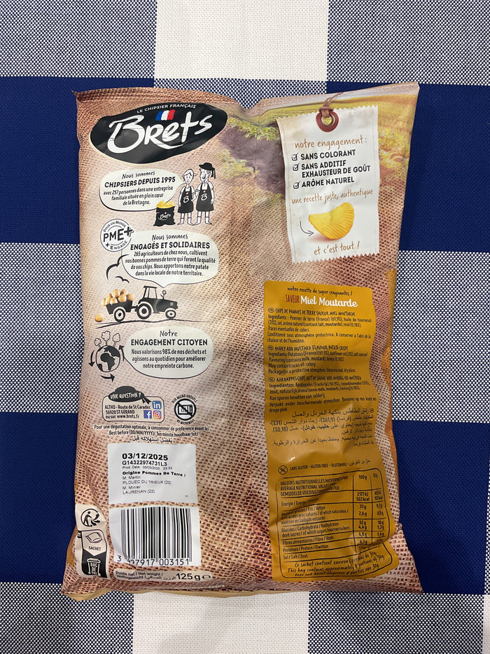 Brets Crinkle Cut Honey and Dijon Mustard Chips 125g
