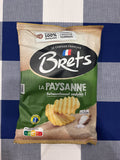 Brets Rustic Style Crinkle Cut Chips with Sel de Guérande salt 125g