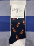 Foxes on soxes by Maison Broussaud