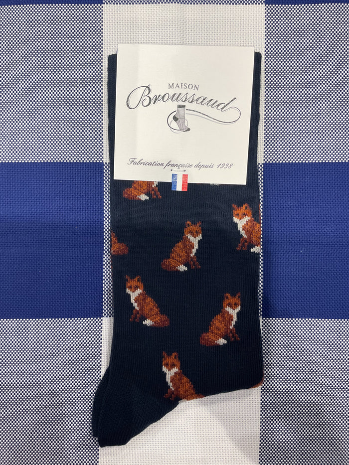 Foxes on soxes by Maison Broussaud