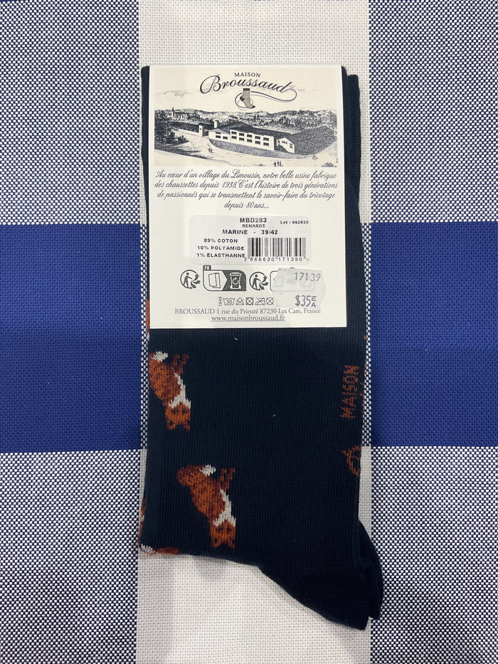 Foxes on soxes by Maison Broussaud