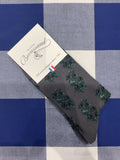 Blackberry grey socks by Maison Broussaud
