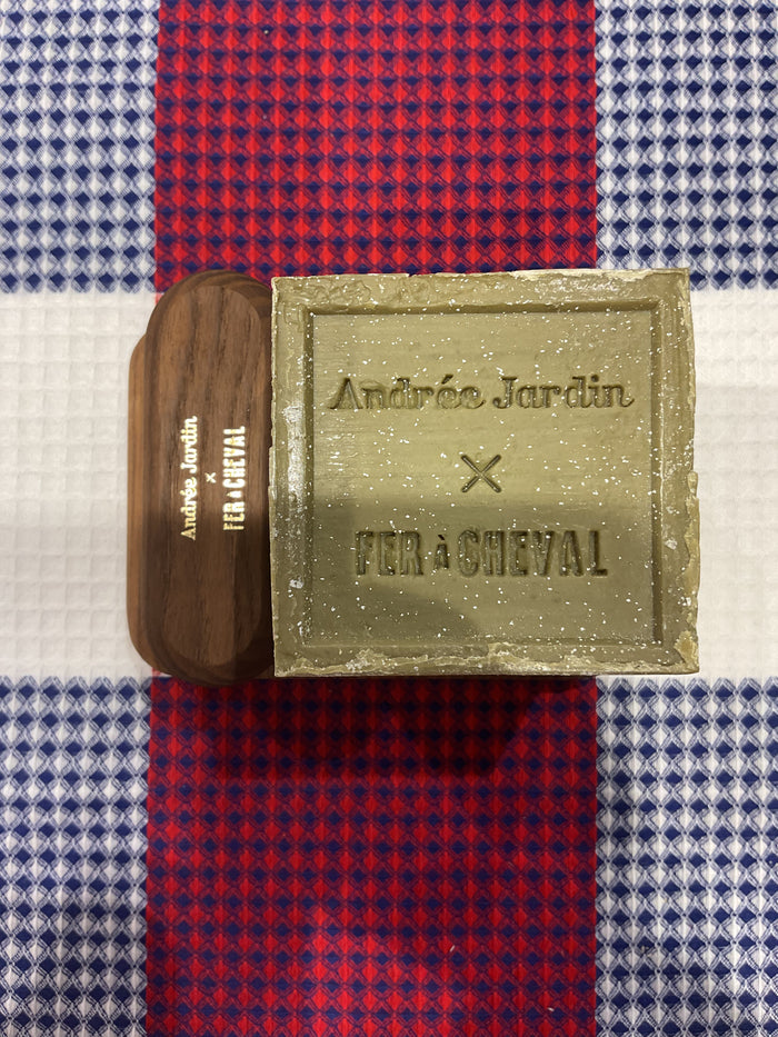 Andrée Jardin x Fer à Cheval Olive Marseille Soap Bathroom Set