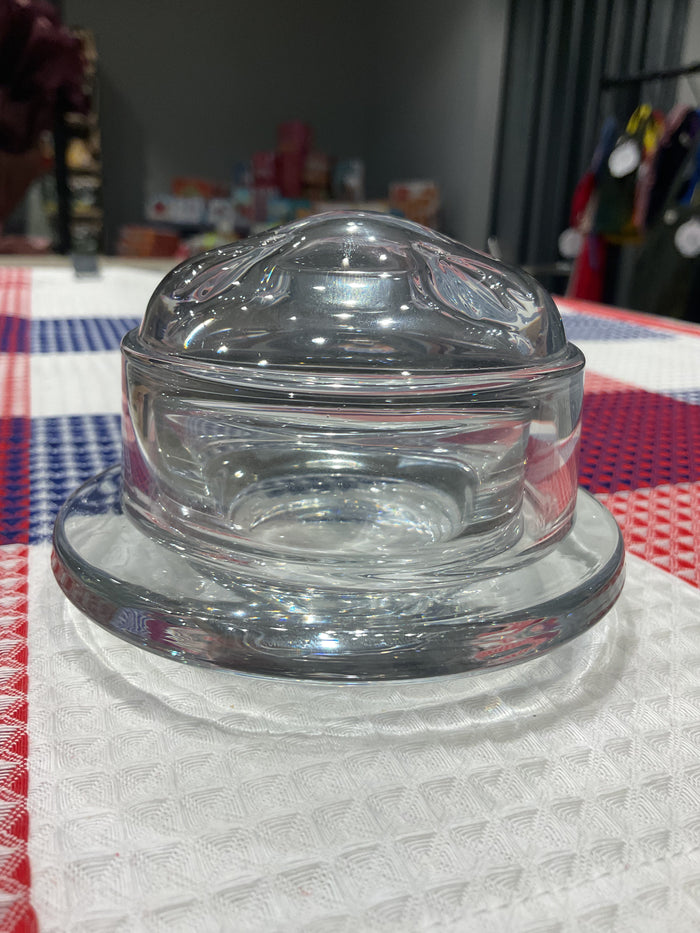 Bee covered butter dish by La Rochère
