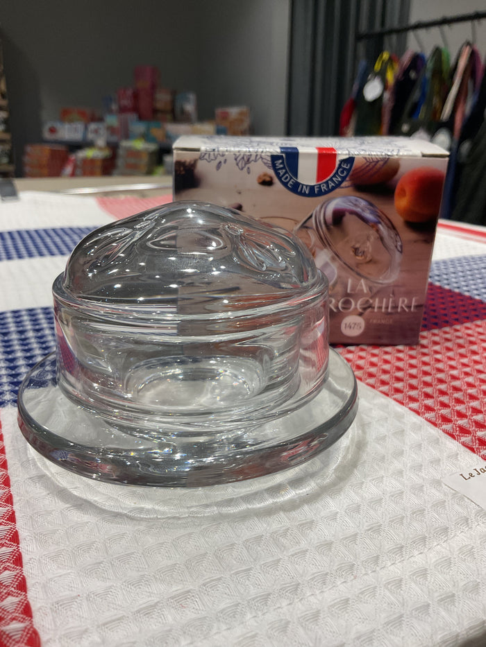Bee covered butter dish by La Rochère