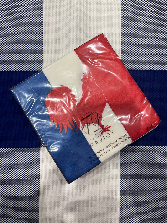Françoise Paviot French Rooster Cocktail Napkins