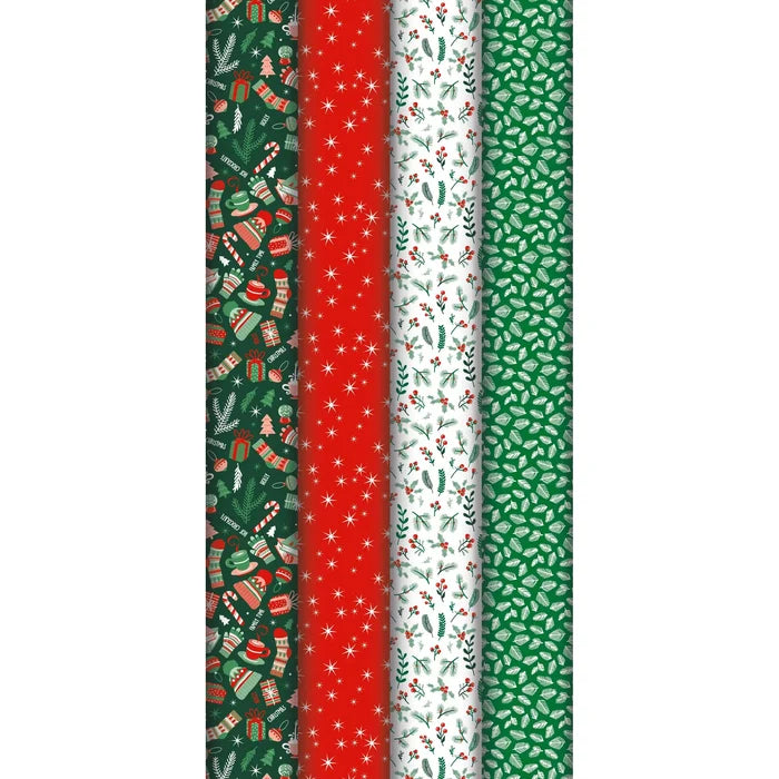 A very cosy Christmas themed gift wrapping range by Clairefontaine