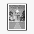 Alabama Black and White Fine Art Photo Print, Montgomery Capitol Poster, USA Poster