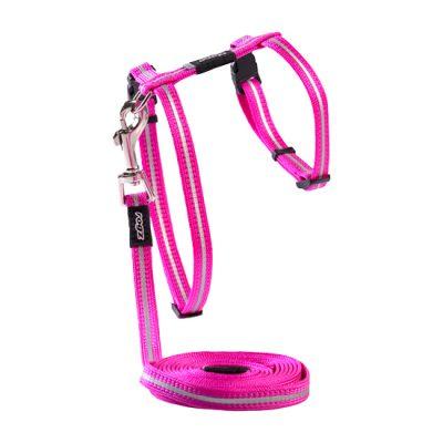 *Alleycat Harness & Lead Set Pink 11mm