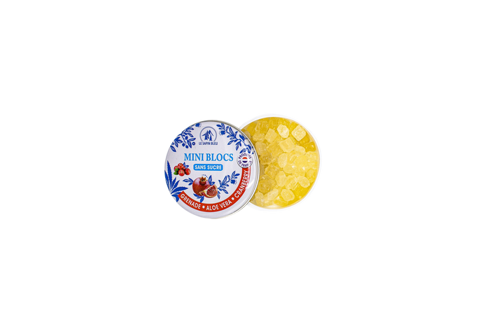 Aloe vera, pomegranate and cranberry sugar-free bonbons by Le Sapin Bleu, 55g