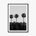 Anaheim Skyline Black and White Fine Art Photo Print, Orange County Poster, California Poster