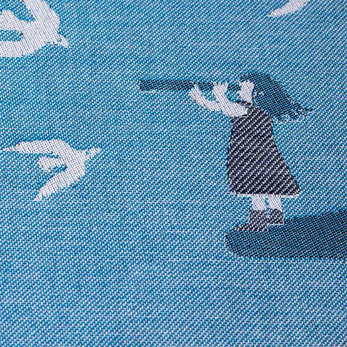 Anchor (Anchre) Tea Towel by Hélène Druvert for Tissage Moutet