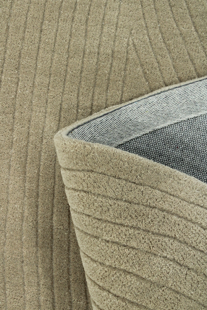 ARD 01 Beige Wool Rug - Hand-tufted