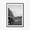 Astoria Black and White Fine Art Photo Print, Columbia River Bridge Oregon Poster