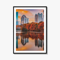 Atlanta Skyline Fine Art Photo Print, Piedmont Park, Georgia USA Wall Poster