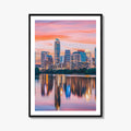 Austin Skyline Fine Art Photo Print, Colorado River, Texas, USA, Wall Decor