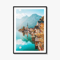 Hallstatt Fine Art Photo Print, Austria, Austrian Alps, Autumn Landscape Poster, Wall Decor