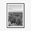 Badlands National Park Black and White Fine Art Photo Print, South Dakota Landscape Poster