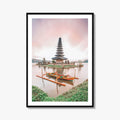 Bali Fine Art Photo Print, Lake Bratan, Pura Ulun Danu Bratan Temple, Indonesia Poster